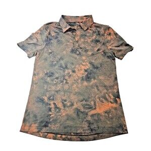 LULULEMON Men's M Evolution Short Sleeve Polo Shirt‎ Tee T-Shirt Sedona Grey
